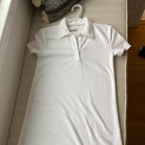 TNA white terry cloth dress - never worn